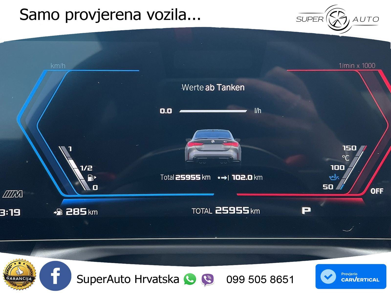 BMW M4 Competition 3.0 (510 KS) Steptronic LED+GR SJED+ACC