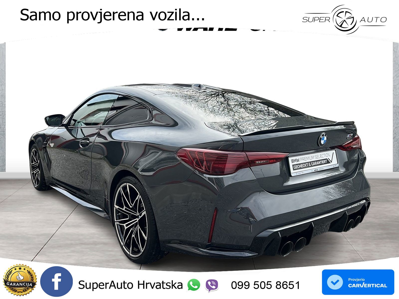 BMW M4 Competition 3.0 (510 KS) Steptronic LED+GR SJED+ACC