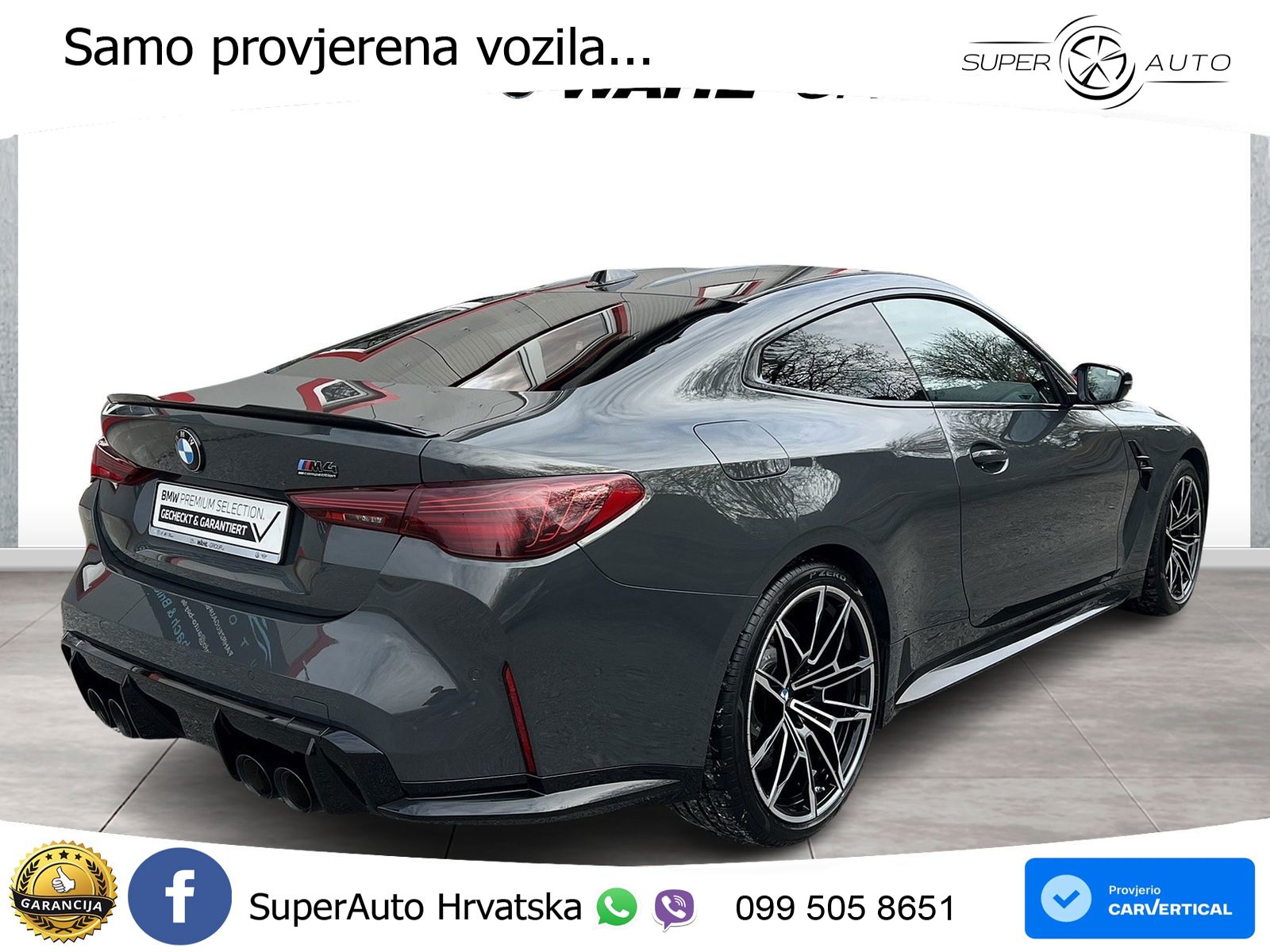 BMW M4 Competition 3.0 (510 KS) Steptronic LED+GR SJED+ACC