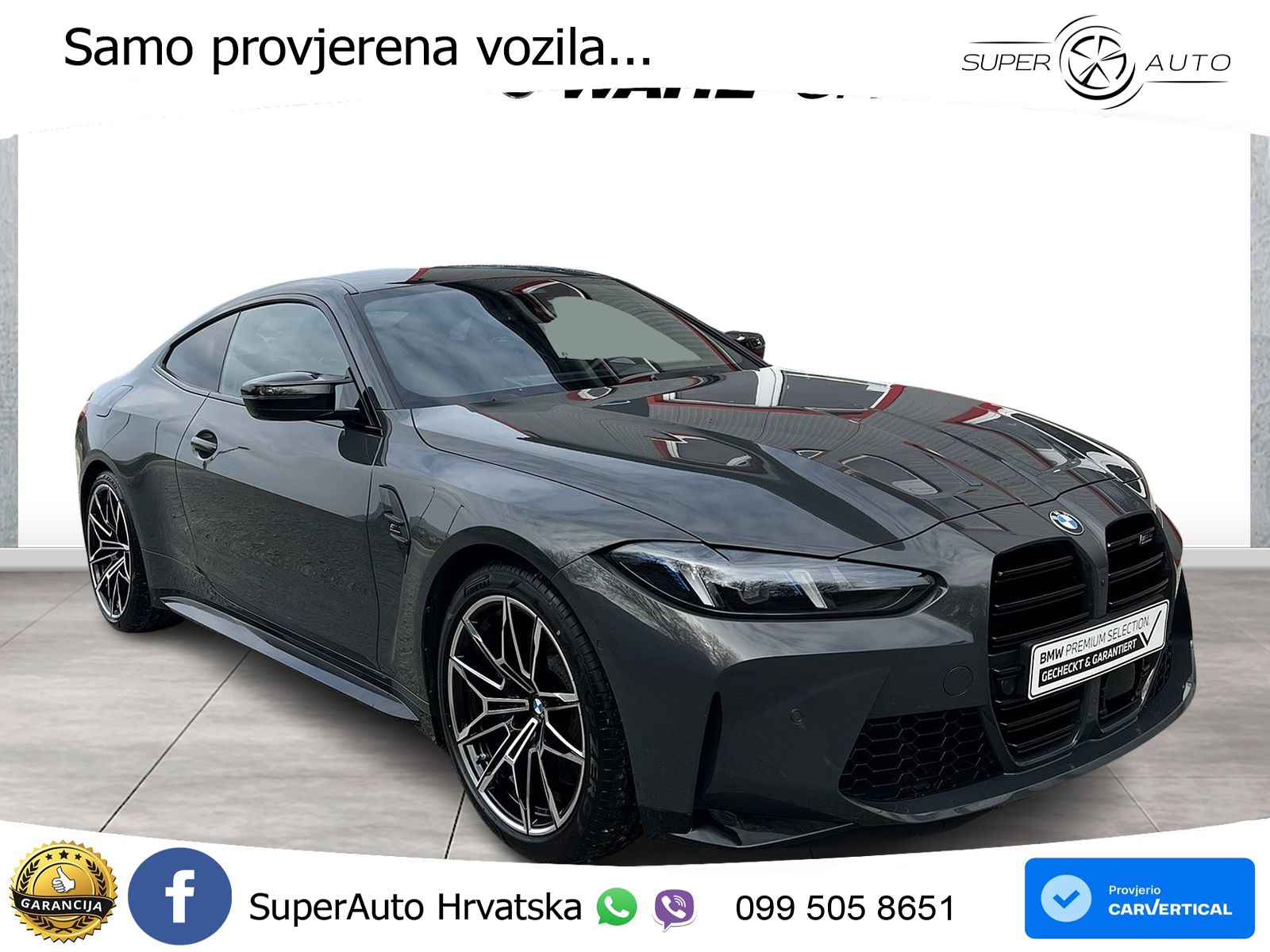 BMW M4 Competition 3.0 (510 KS) Steptronic LED+GR SJED+ACC