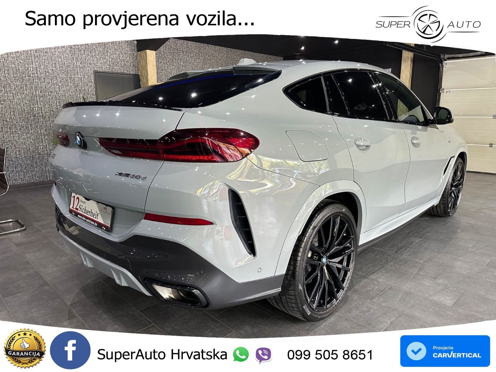 BMW X6 30d (298 KS) xDrive Steptronic M Sport LED+GR SJED+ACC