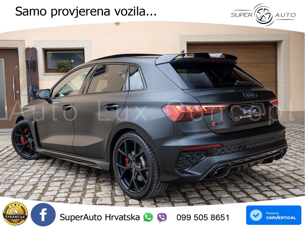 Audi RS3 Sedan 2.5 TFSI (400 KS) quattro S tronic LED+GR SJED+ACC
