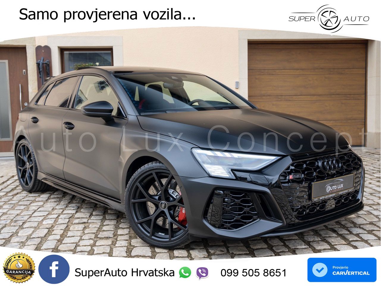 Audi RS3 Sedan 2.5 TFSI (400 KS) quattro S tronic LED+GR SJED+ACC