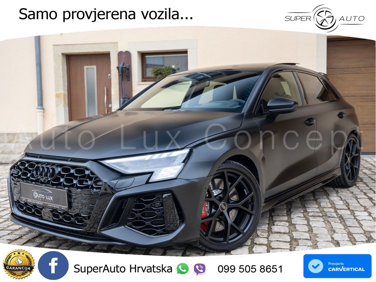 Audi RS3 Sedan 2.5 TFSI (400 KS) quattro S tronic LED+GR SJED+ACC