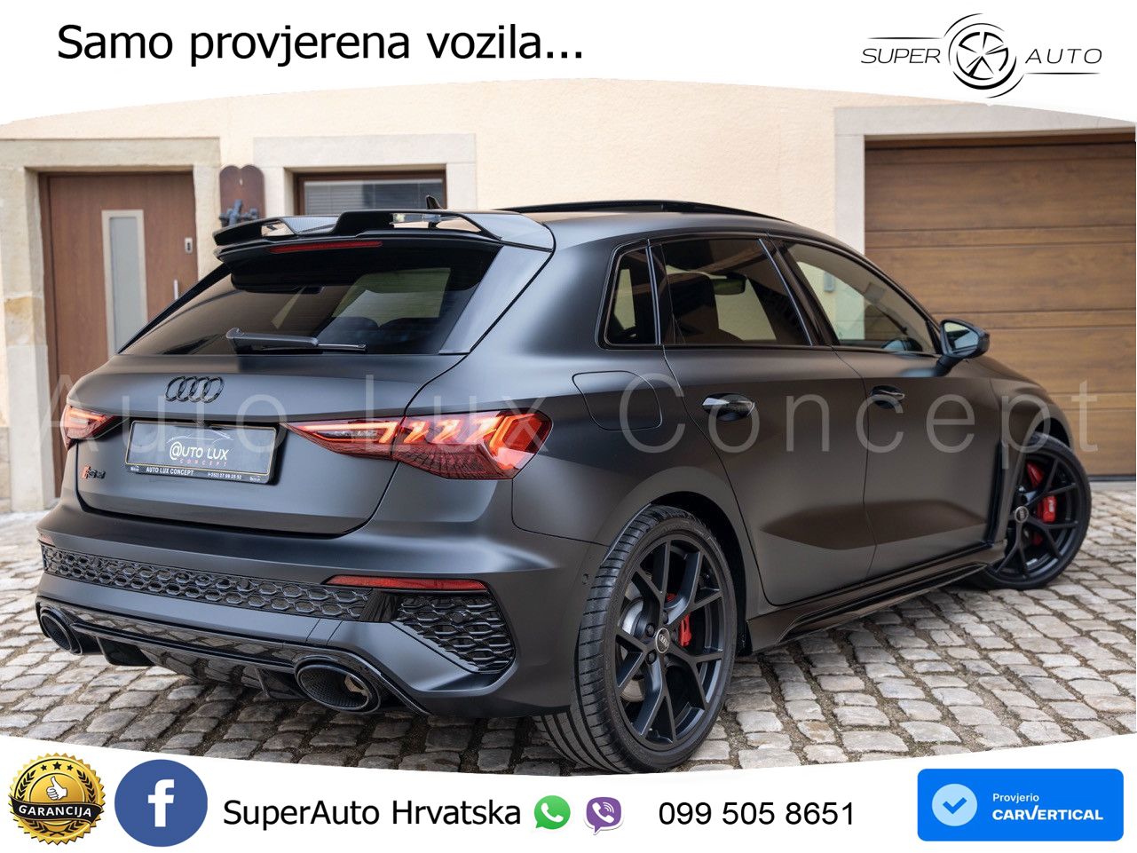 Audi RS3 Sedan 2.5 TFSI (400 KS) quattro S tronic LED+GR SJED+ACC