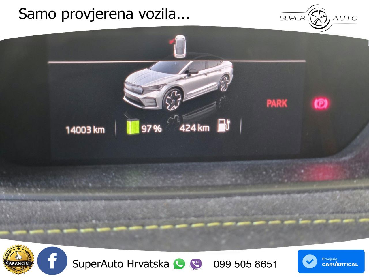 Škoda Enyaq iV RS 82 kWh (299 KS) AWD LED+GR SJED+ACC
