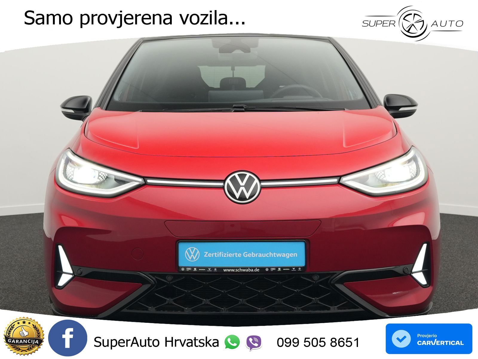 Volkswagen ID.3 GTX 84 kWh (286 KS) LED+GR SJED+ACC