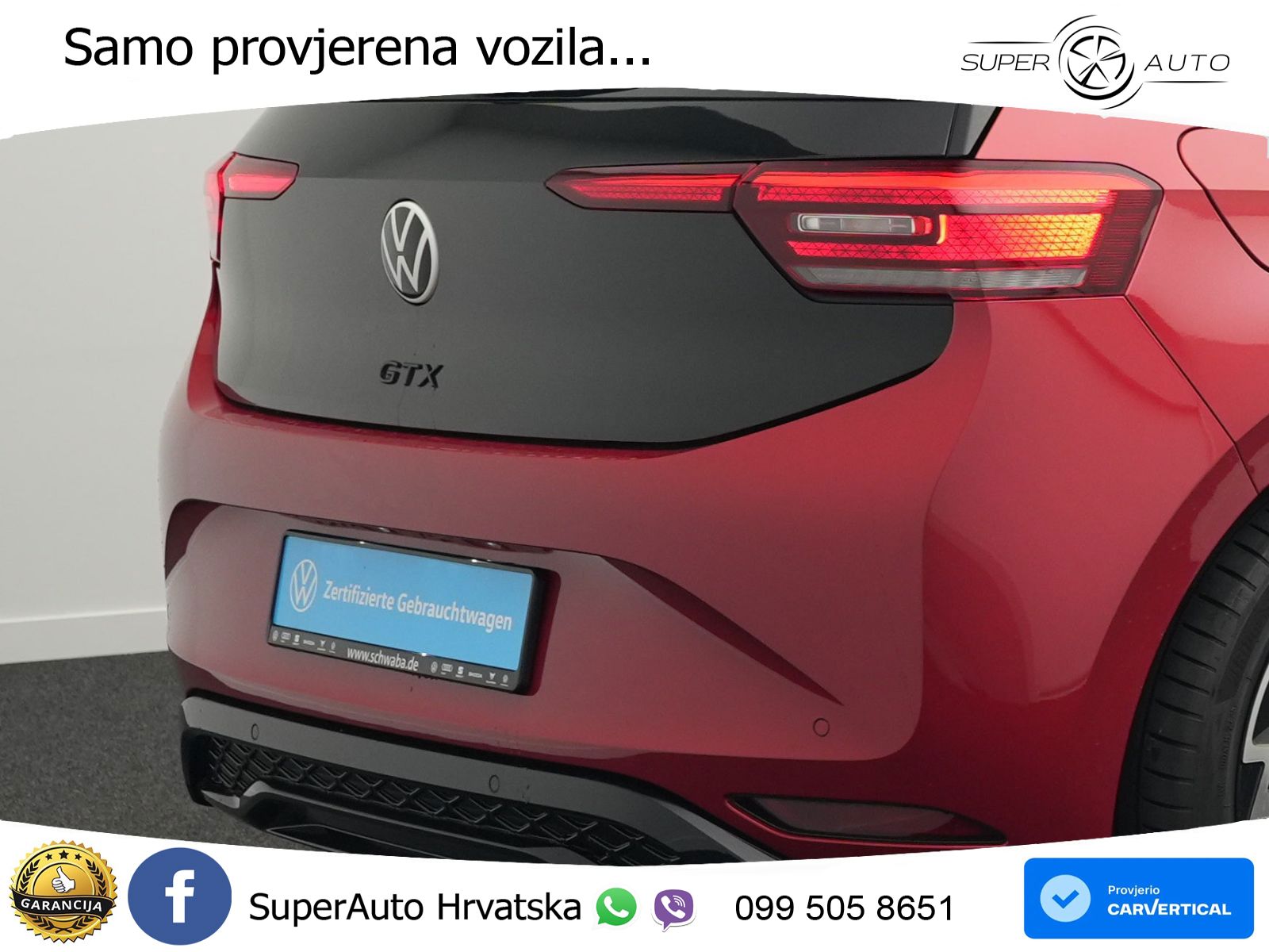 Volkswagen ID.3 GTX 84 kWh (286 KS) LED+GR SJED+ACC