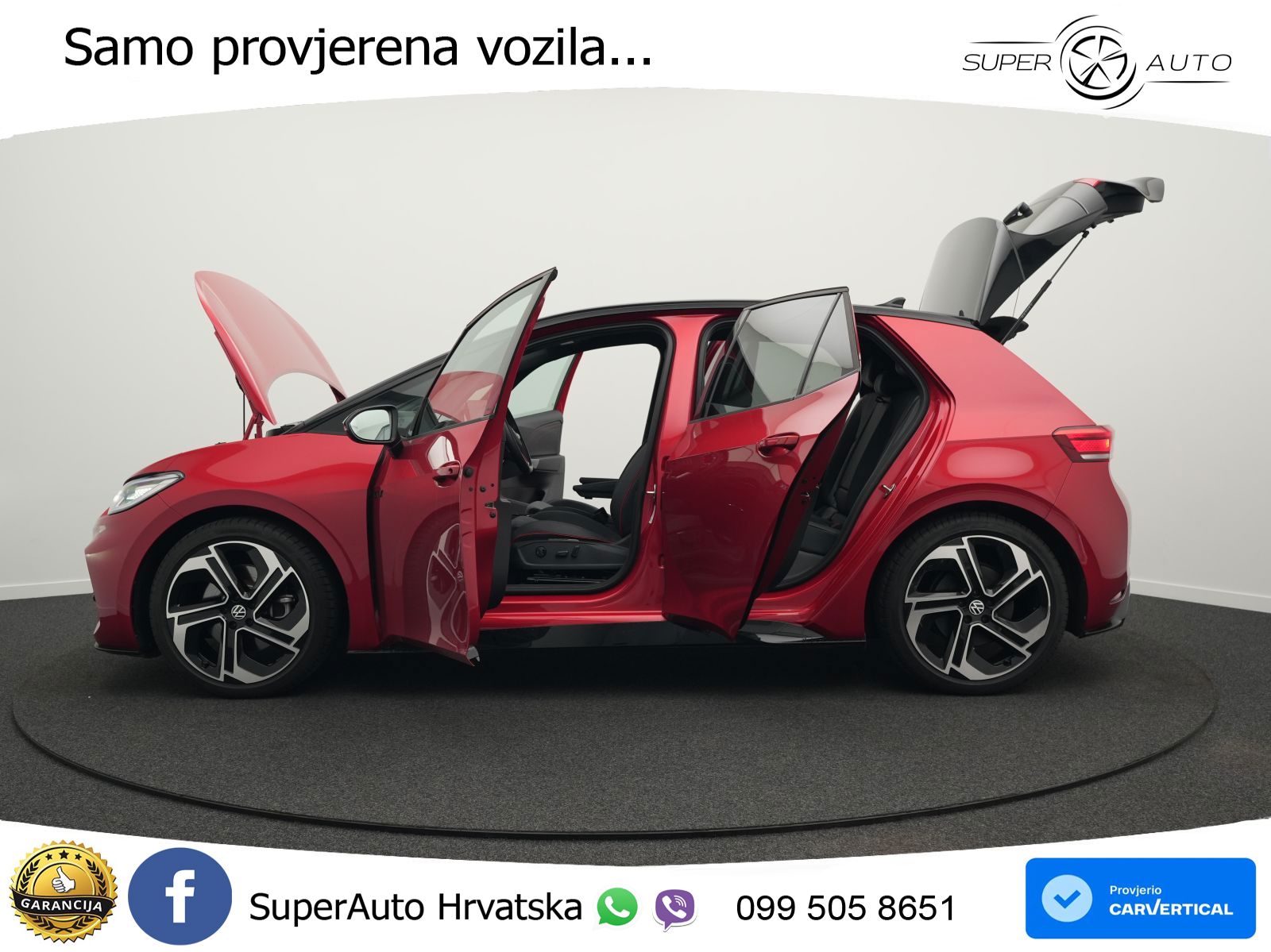Volkswagen ID.3 GTX 84 kWh (286 KS) LED+GR SJED+ACC