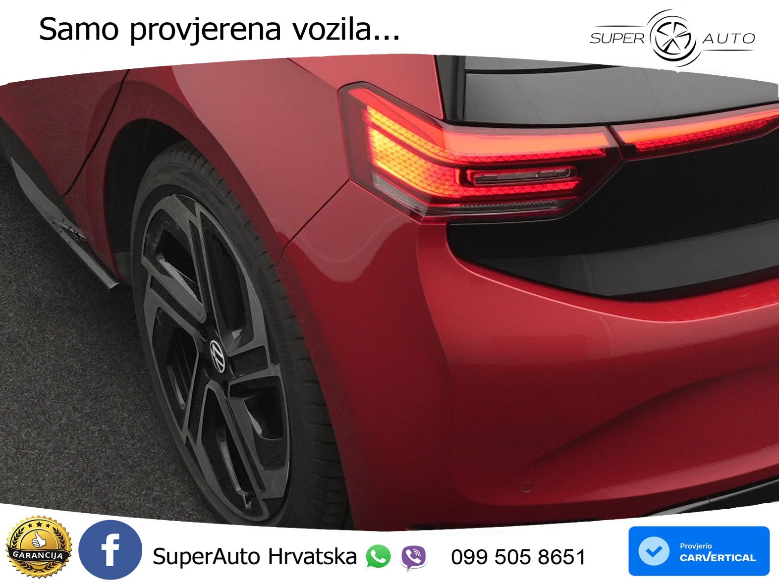 Volkswagen ID.3 GTX 84 kWh (286 KS) LED+GR SJED+ACC
