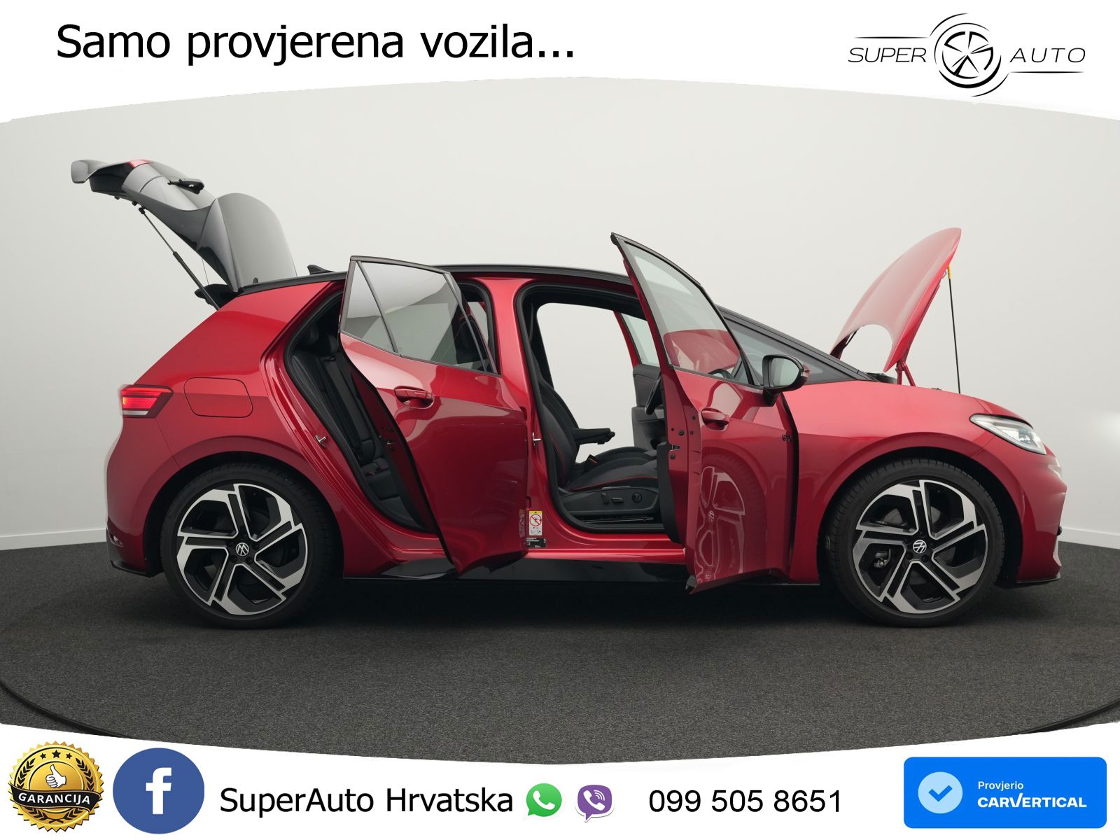 Volkswagen ID.3 GTX 84 kWh (286 KS) LED+GR SJED+ACC