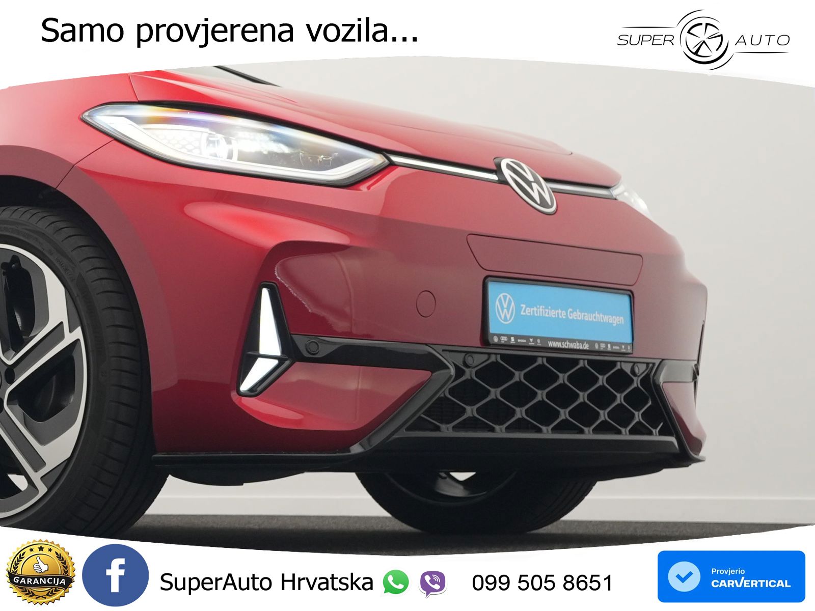 Volkswagen ID.3 GTX 84 kWh (286 KS) LED+GR SJED+ACC