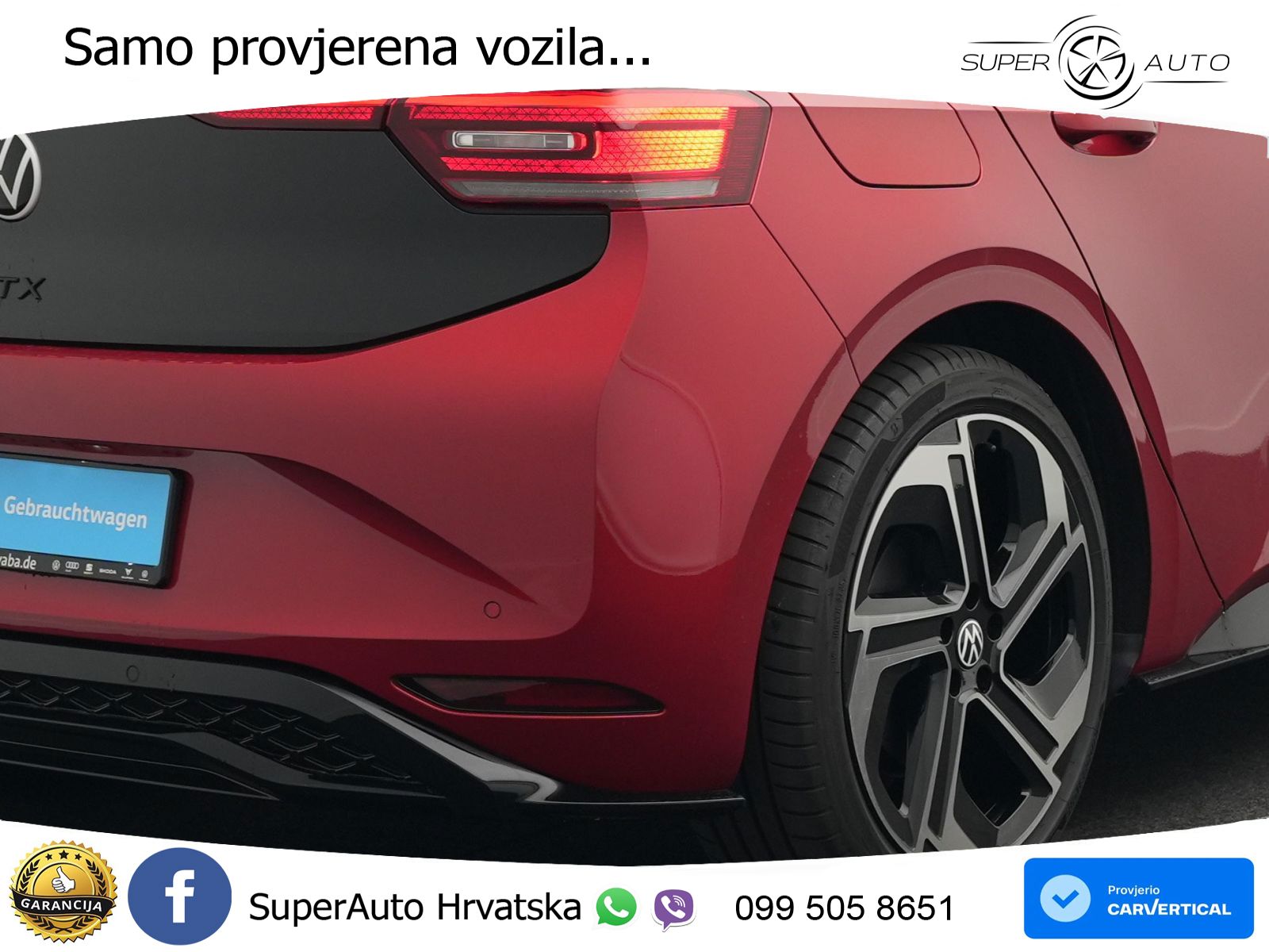 Volkswagen ID.3 GTX 84 kWh (286 KS) LED+GR SJED+ACC