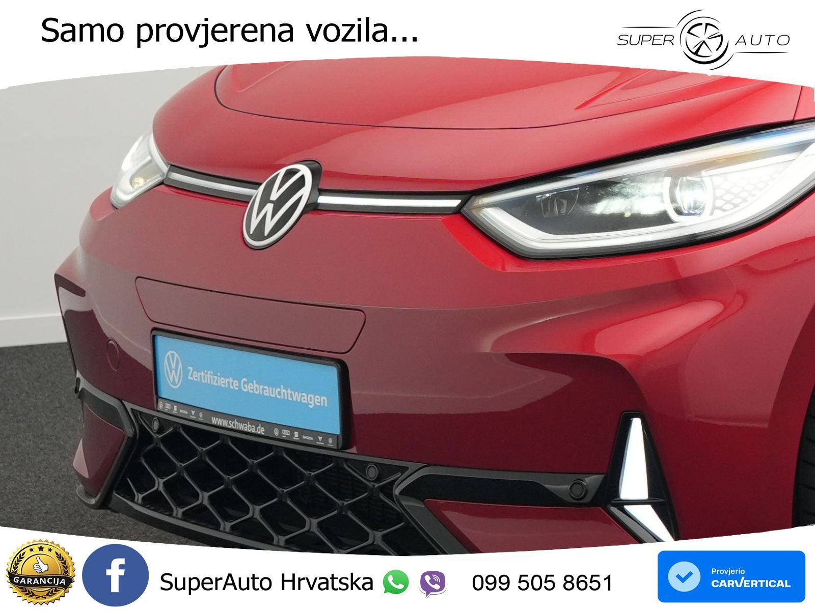 Volkswagen ID.3 GTX 84 kWh (286 KS) LED+GR SJED+ACC