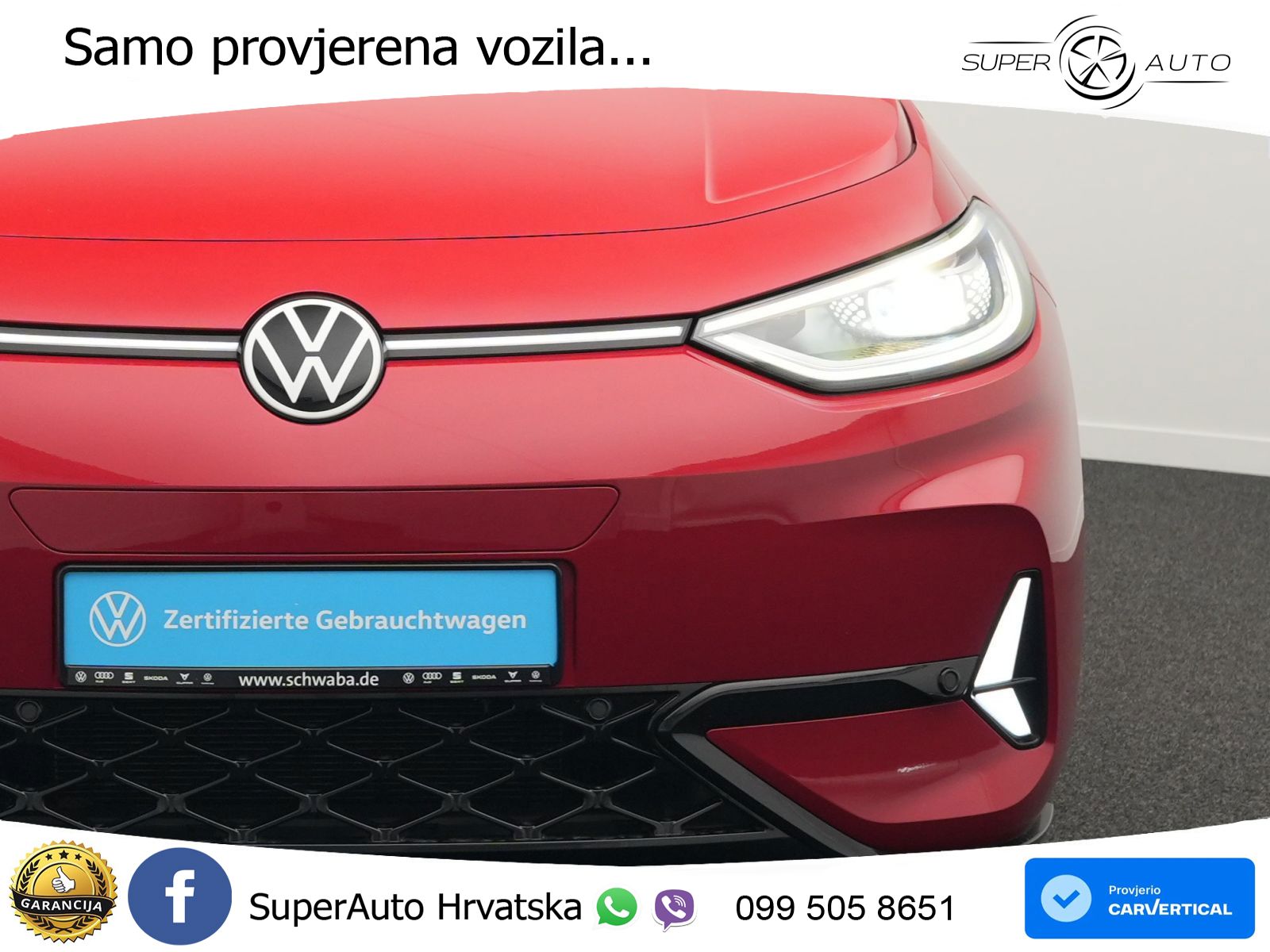 Volkswagen ID.3 GTX 84 kWh (286 KS) LED+GR SJED+ACC