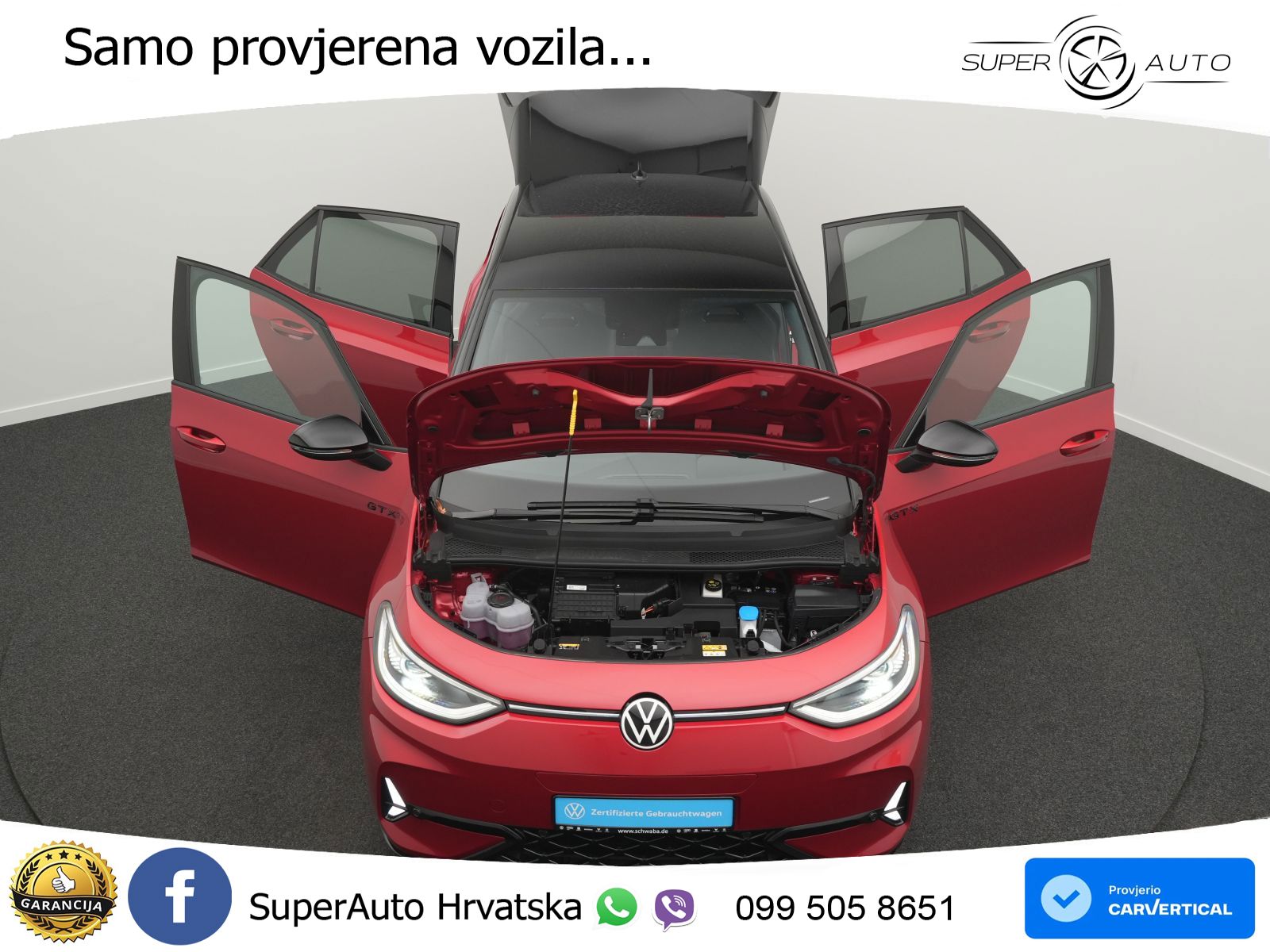 Volkswagen ID.3 GTX 84 kWh (286 KS) LED+GR SJED+ACC