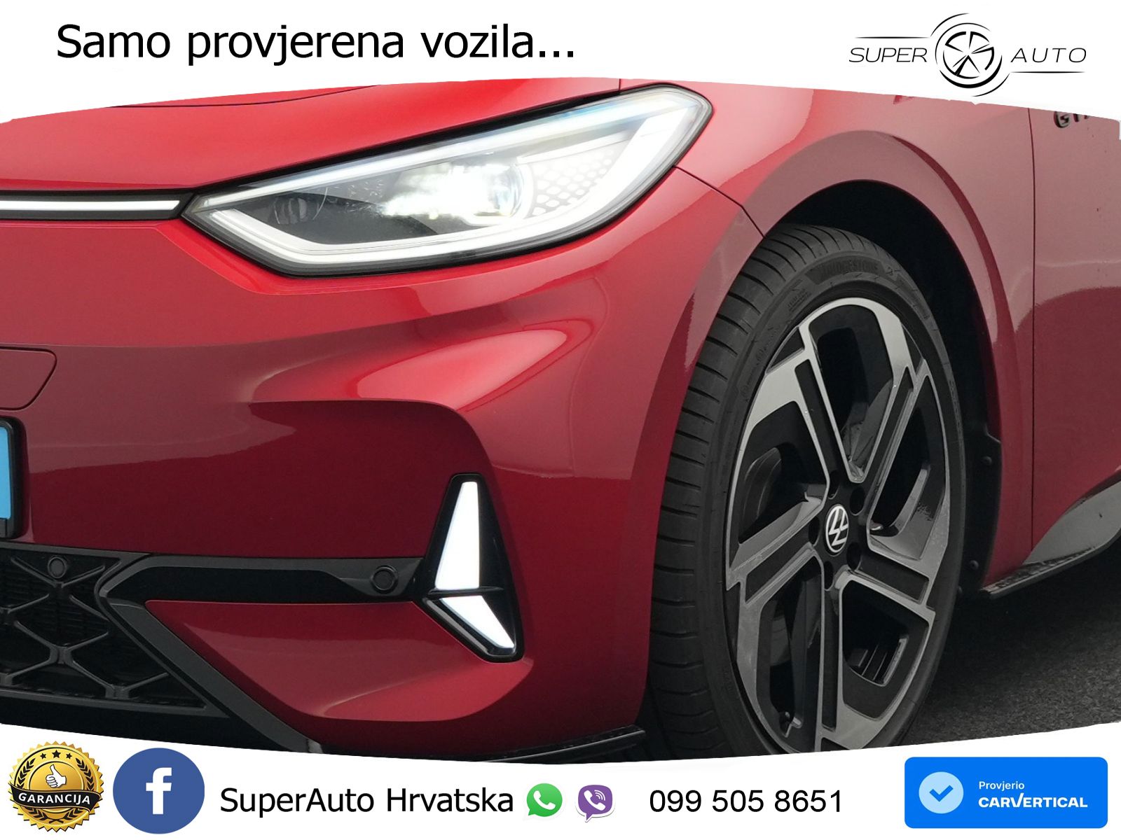 Volkswagen ID.3 GTX 84 kWh (286 KS) LED+GR SJED+ACC