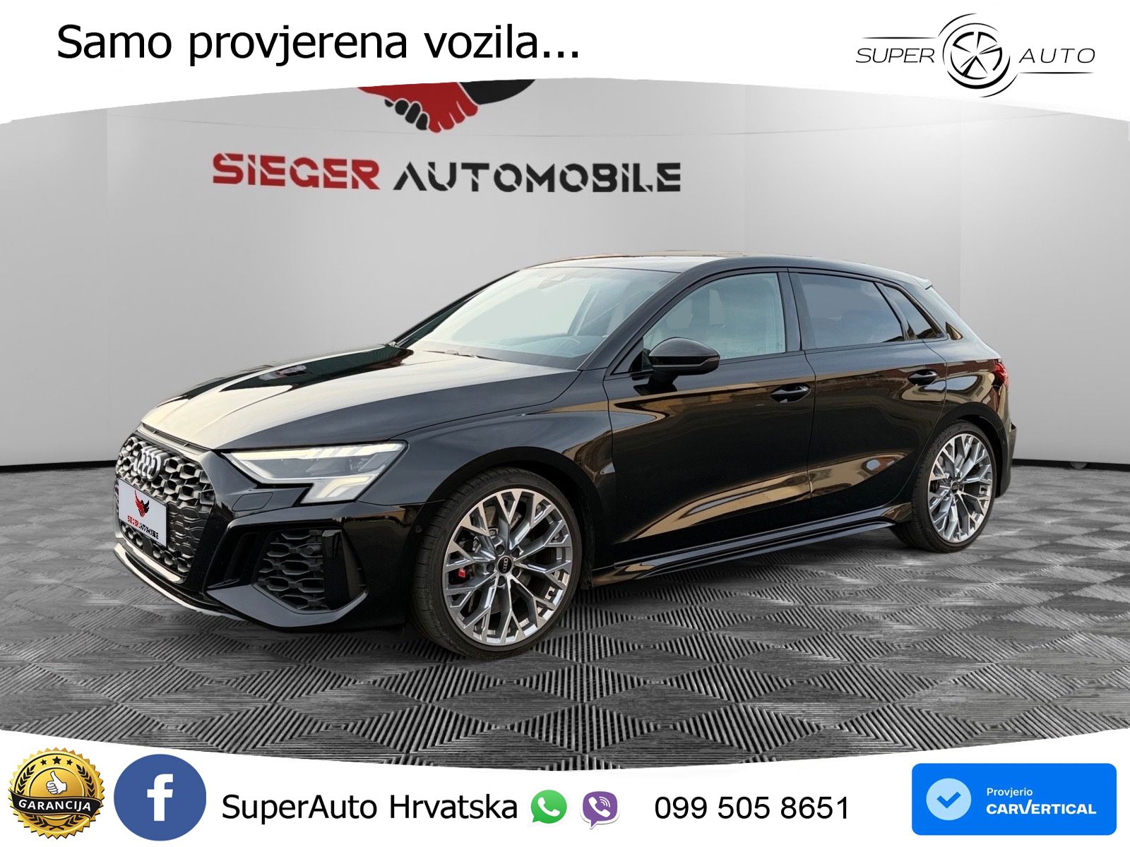 Audi RS3 Sportback 2.5 TFSI (400 KS) quattro S tronic