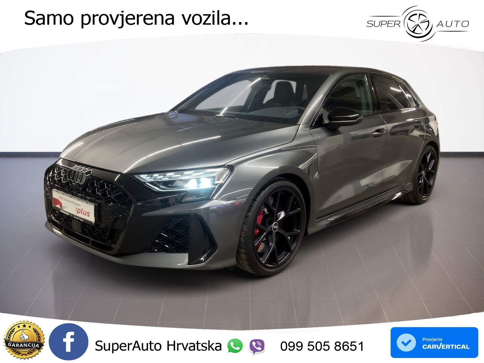 Audi RS3 Sportback 2.5 TFSI (400 KS) quattro S tronic LED+GR SJED+ACC