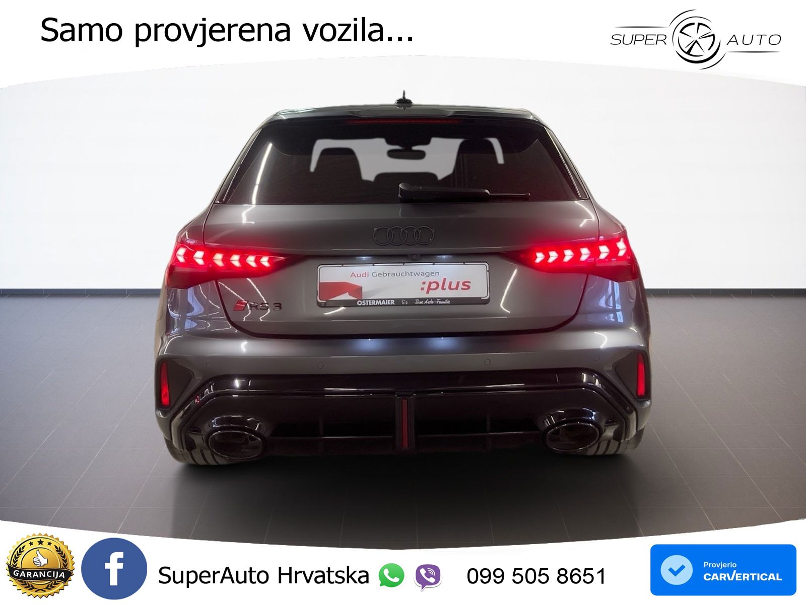 Audi RS3 Sportback 2.5 TFSI (400 KS) quattro S tronic LED+GR SJED+ACC