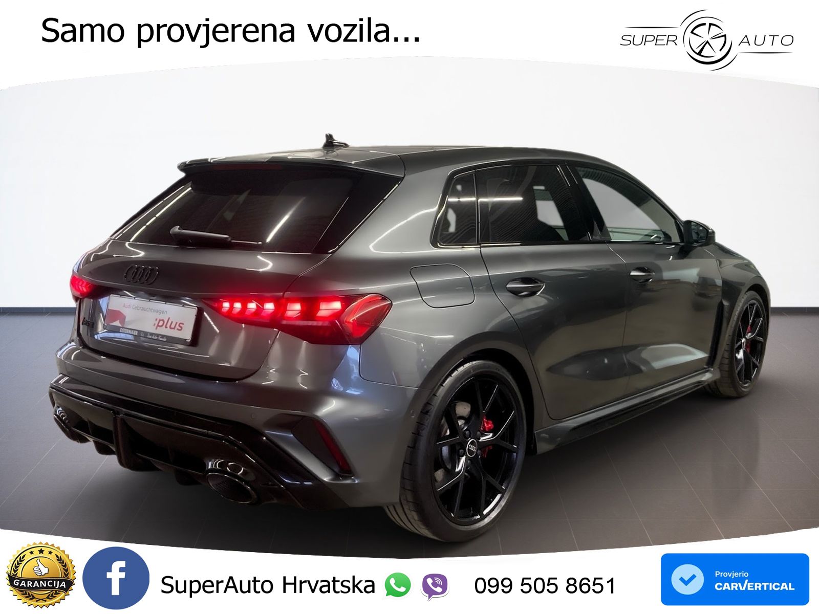 Audi RS3 Sportback 2.5 TFSI (400 KS) quattro S tronic LED+GR SJED+ACC