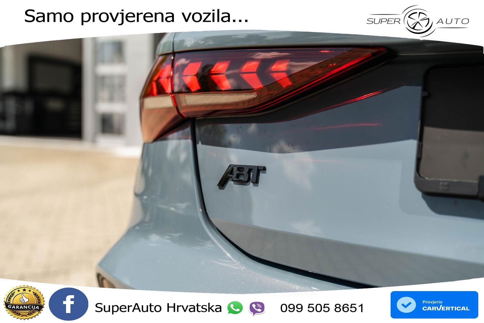 Audi RS3-R ABT Sportback 2.5 TFSI (510 KS) quattro S tronic LED+GR SJED+ACC