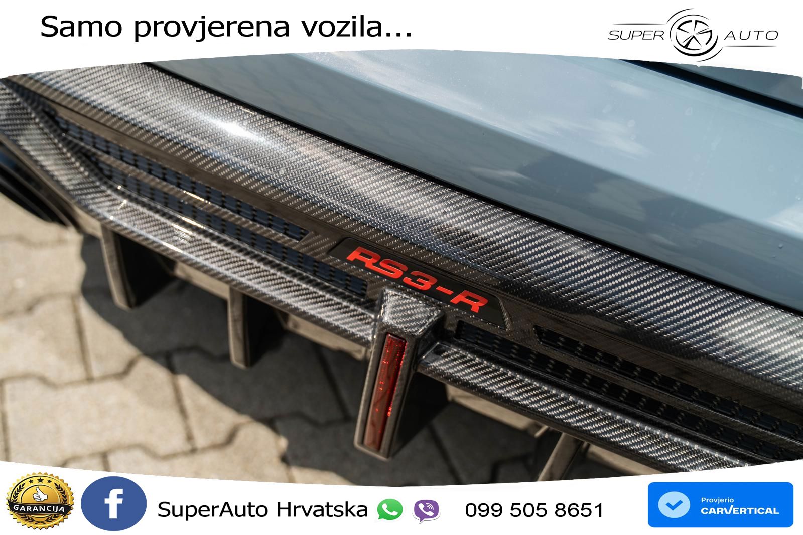 Audi RS3-R ABT Sportback 2.5 TFSI (510 KS) quattro S tronic LED+GR SJED+ACC