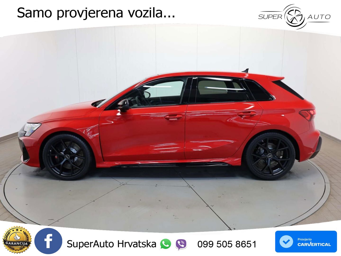 Audi RS3 Sedan 2.5 TFSI (400 KS) quattro S tronic LED+GR SJED+ACC