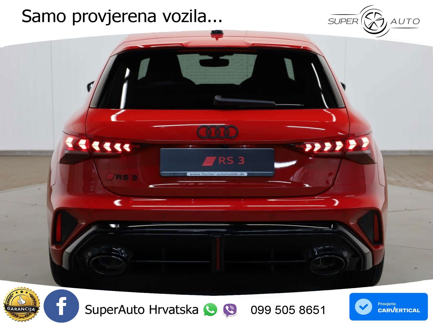 Audi RS3 Sedan 2.5 TFSI (400 KS) quattro S tronic LED+GR SJED+ACC