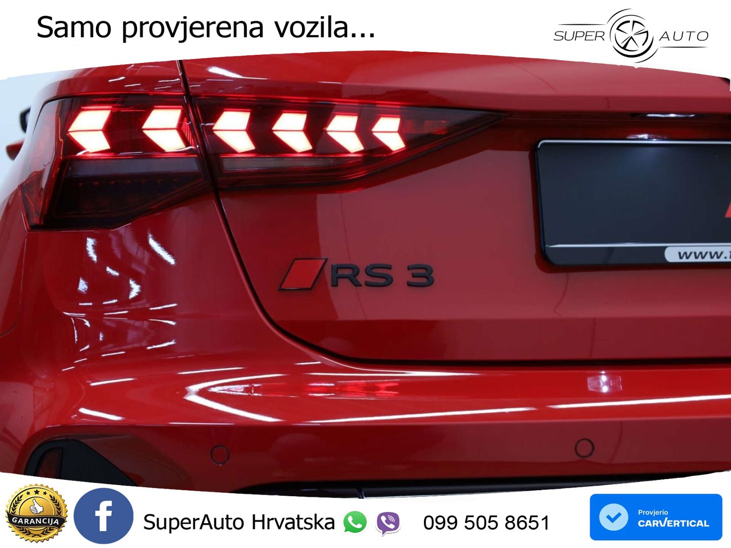 Audi RS3 Sedan 2.5 TFSI (400 KS) quattro S tronic LED+GR SJED+ACC