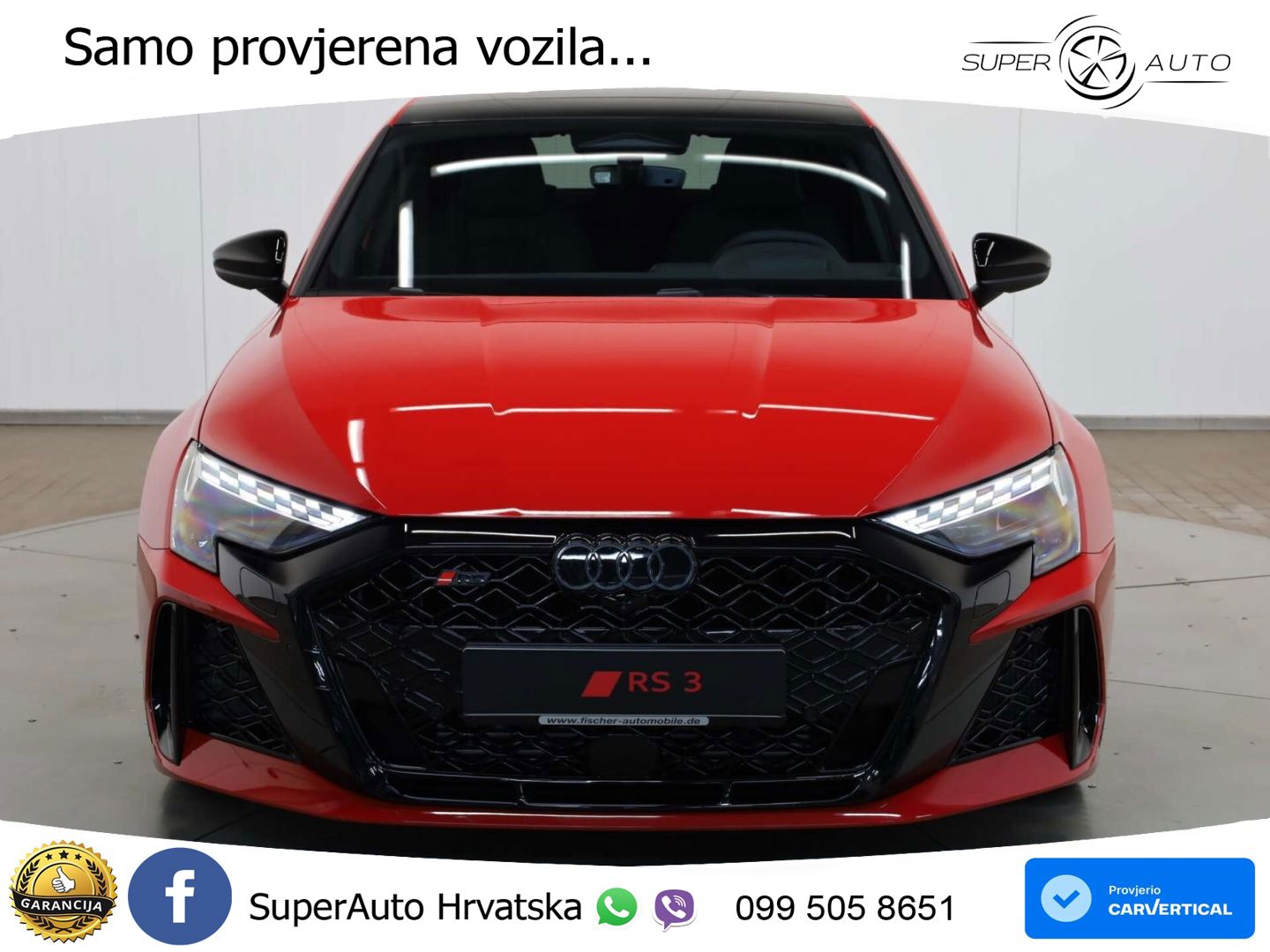 Audi RS3 Sedan 2.5 TFSI (400 KS) quattro S tronic LED+GR SJED+ACC