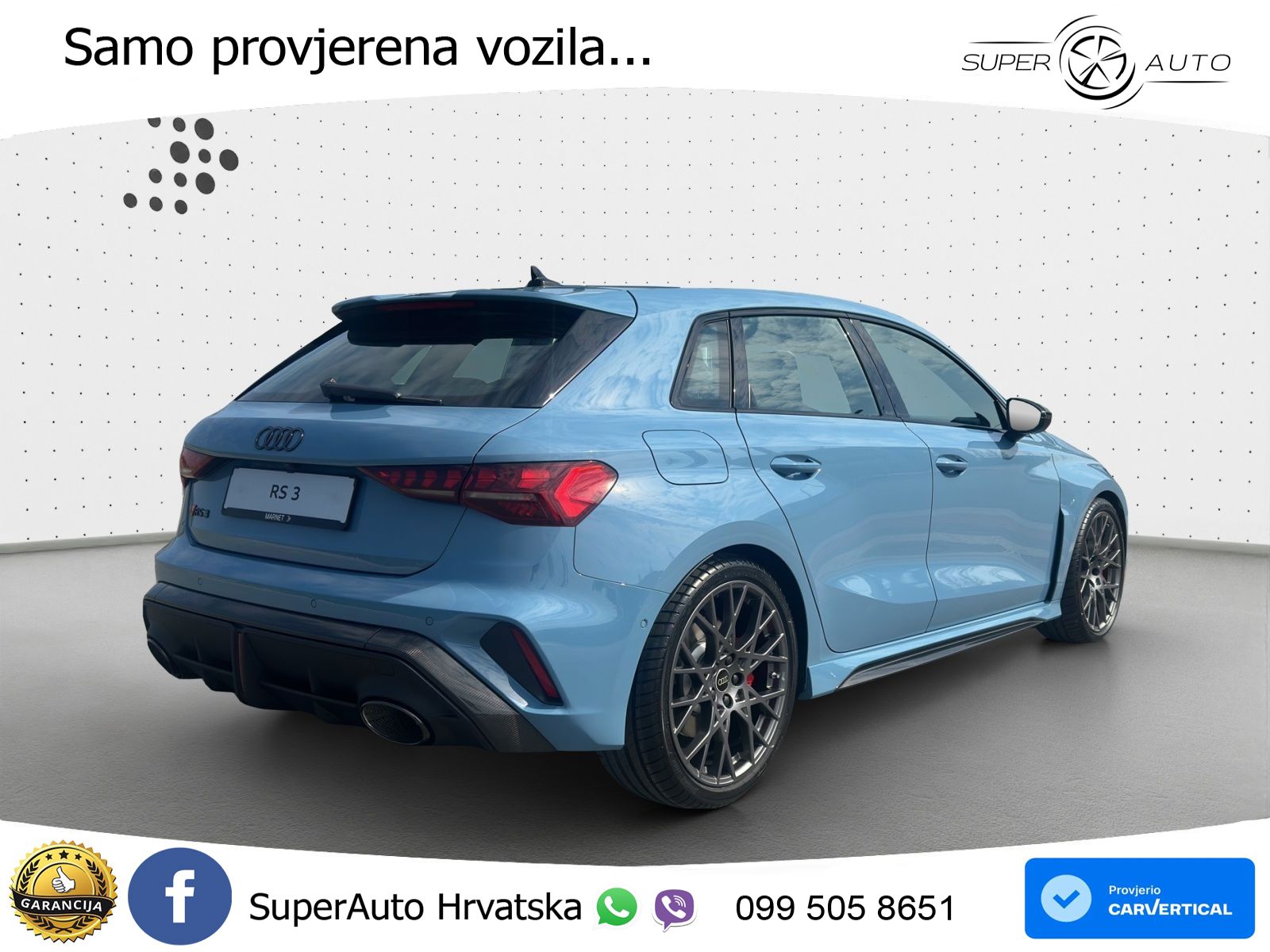 Audi RS3 Sedan 2.5 TFSI (400 KS) quattro S tronic LED+GR SJED+ACC