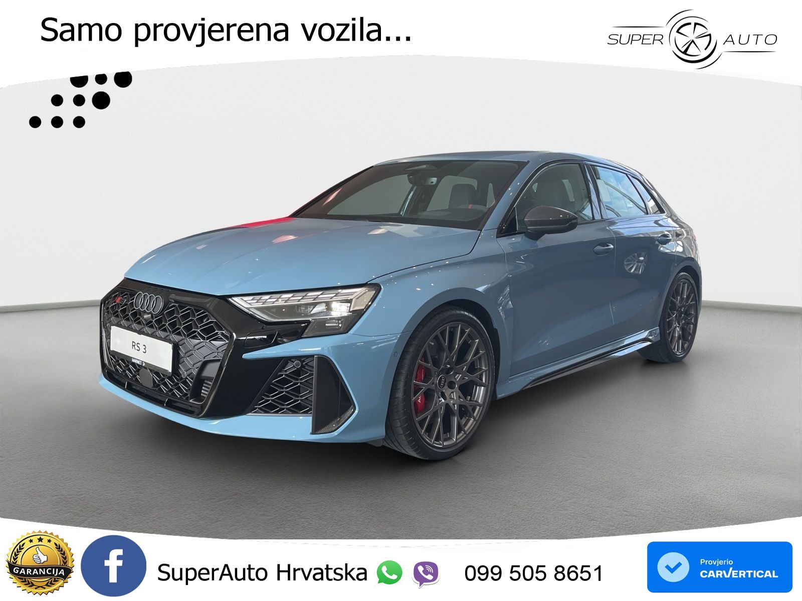 Audi RS3 Sedan 2.5 TFSI (400 KS) quattro S tronic LED+GR SJED+ACC