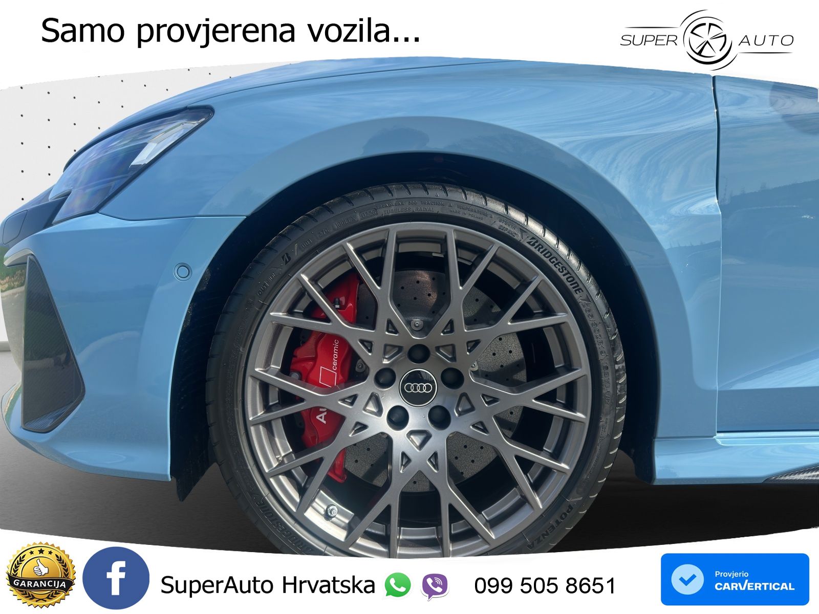 Audi RS3 Sedan 2.5 TFSI (400 KS) quattro S tronic LED+GR SJED+ACC