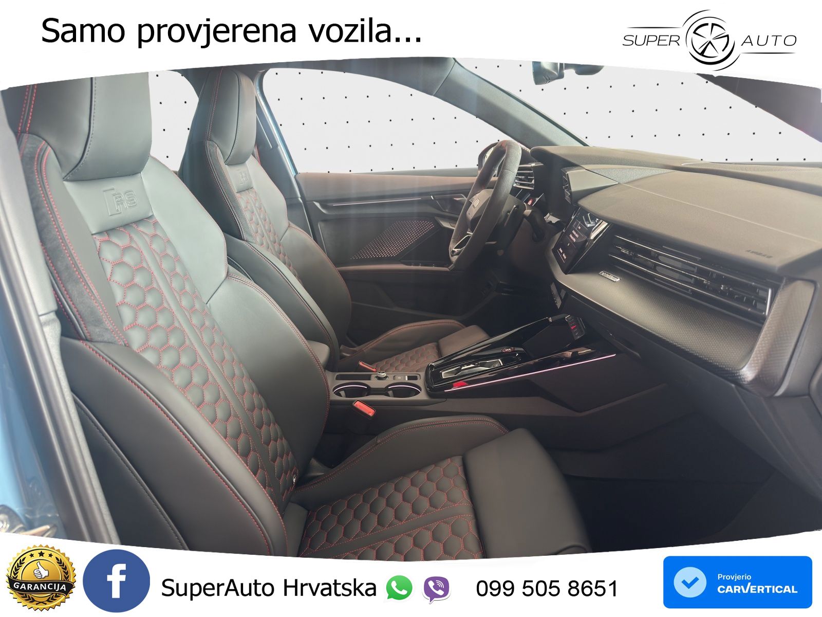 Audi RS3 Sedan 2.5 TFSI (400 KS) quattro S tronic LED+GR SJED+ACC