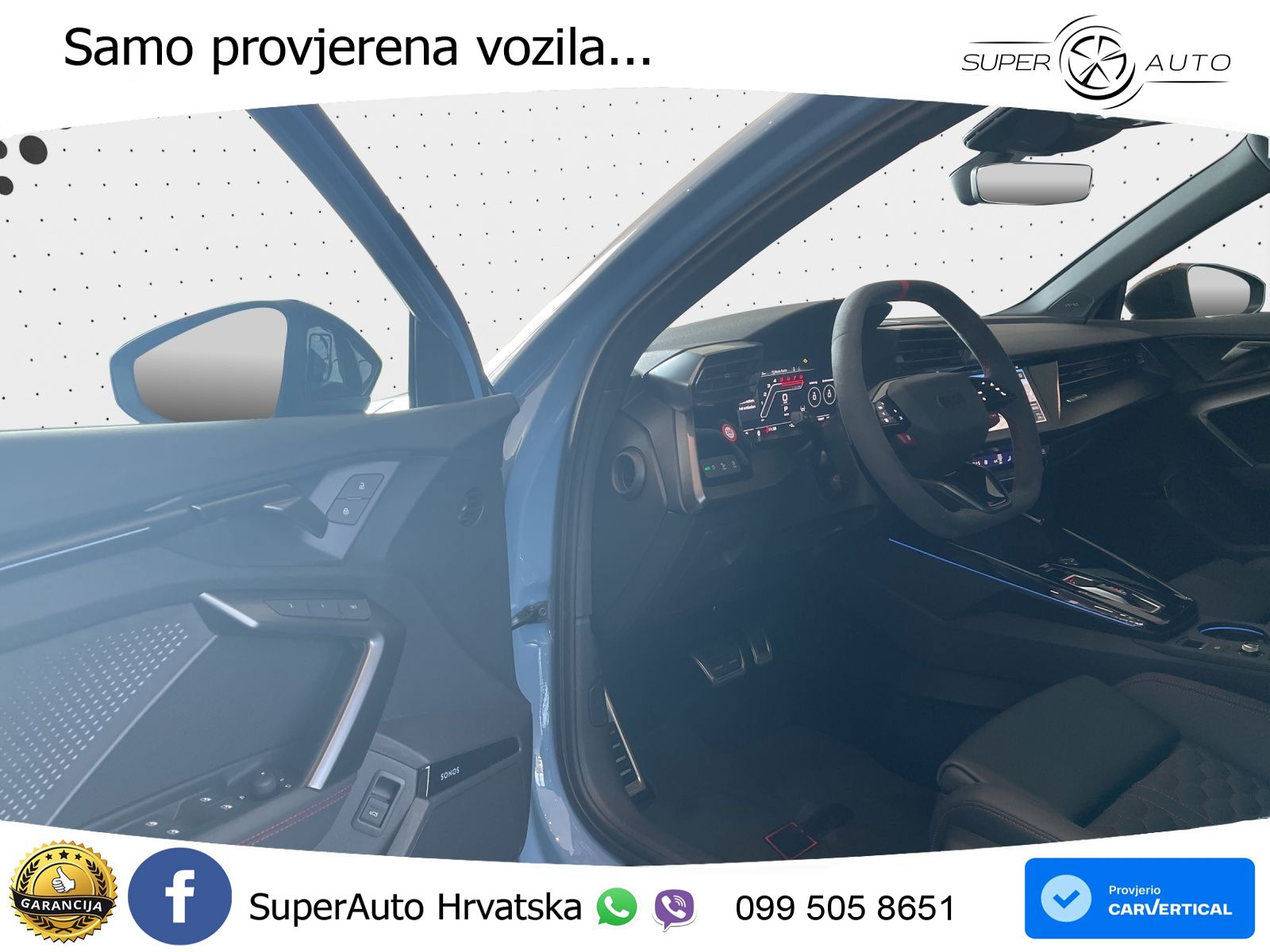 Audi RS3 Sedan 2.5 TFSI (400 KS) quattro S tronic LED+GR SJED+ACC