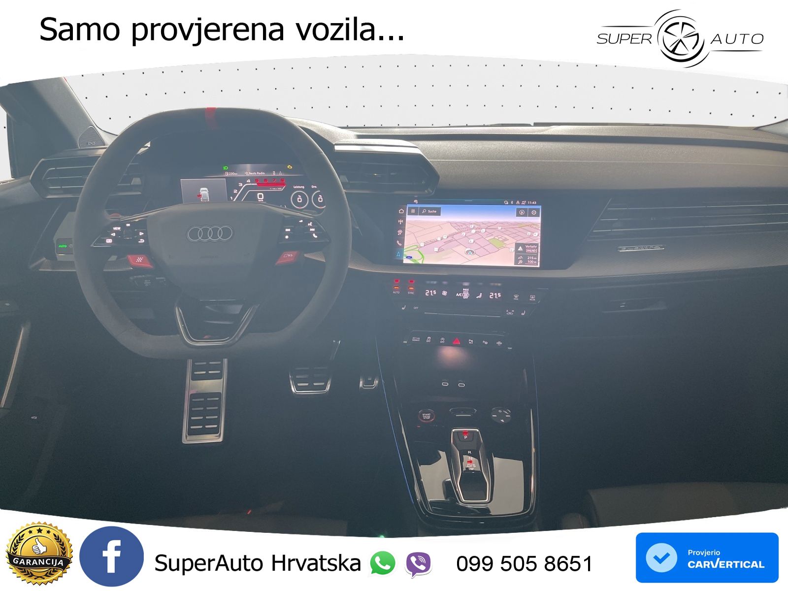 Audi RS3 Sedan 2.5 TFSI (400 KS) quattro S tronic LED+GR SJED+ACC