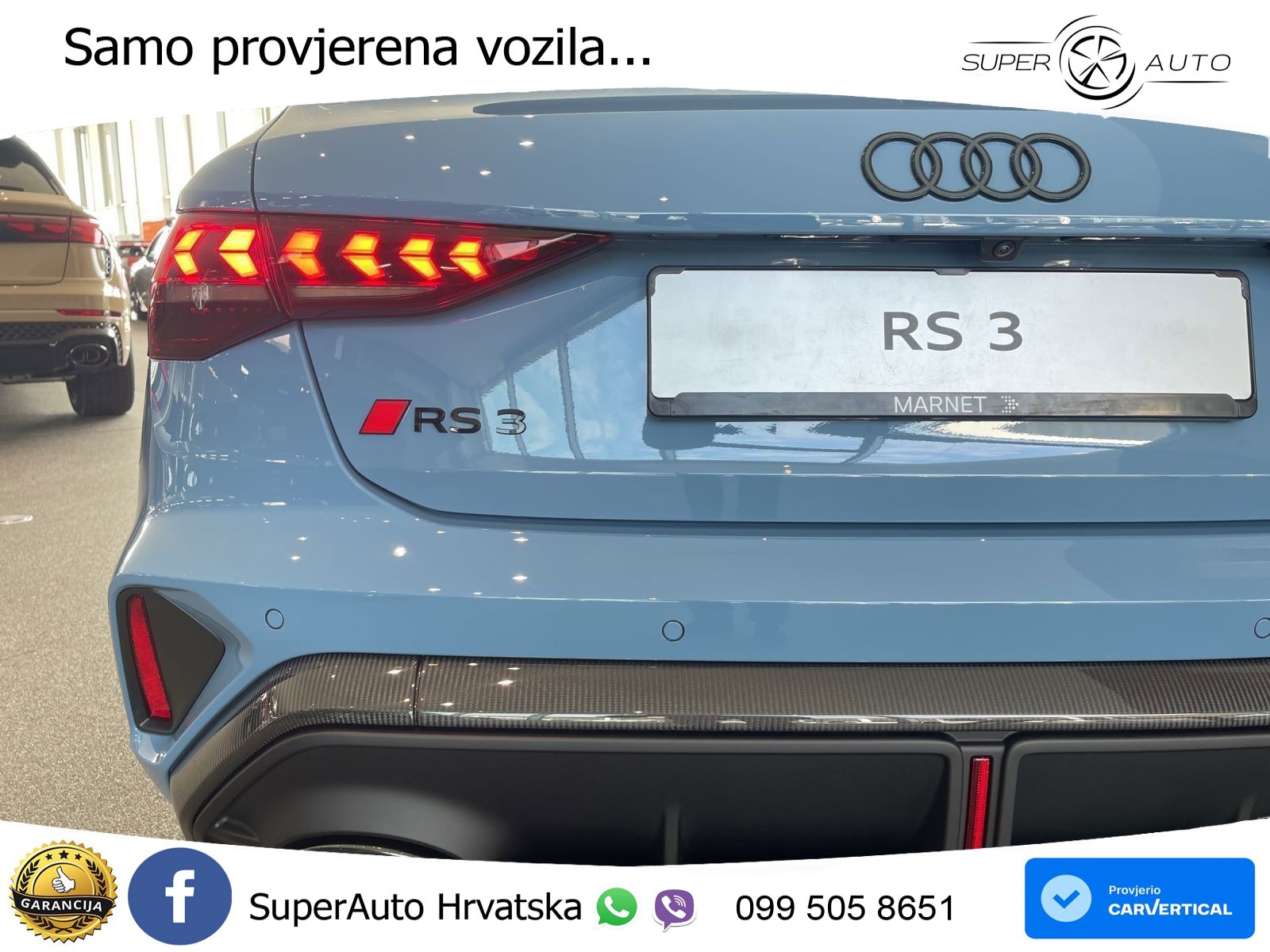 Audi RS3 Sedan 2.5 TFSI (400 KS) quattro S tronic LED+GR SJED+ACC
