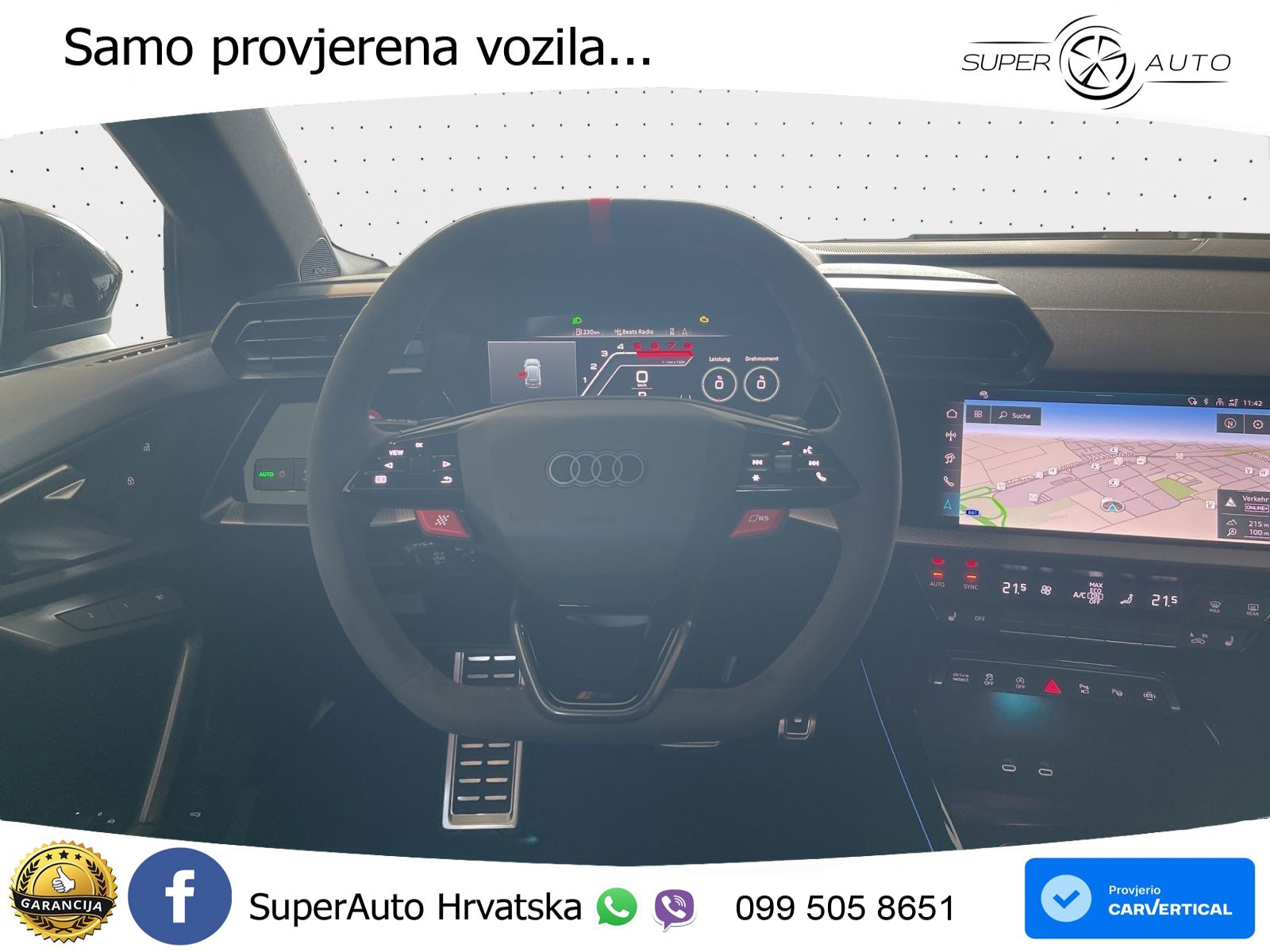 Audi RS3 Sedan 2.5 TFSI (400 KS) quattro S tronic LED+GR SJED+ACC