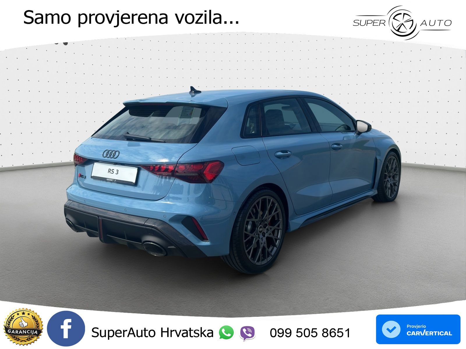 Audi RS3 Sedan 2.5 TFSI (400 KS) quattro S tronic LED+GR SJED+ACC
