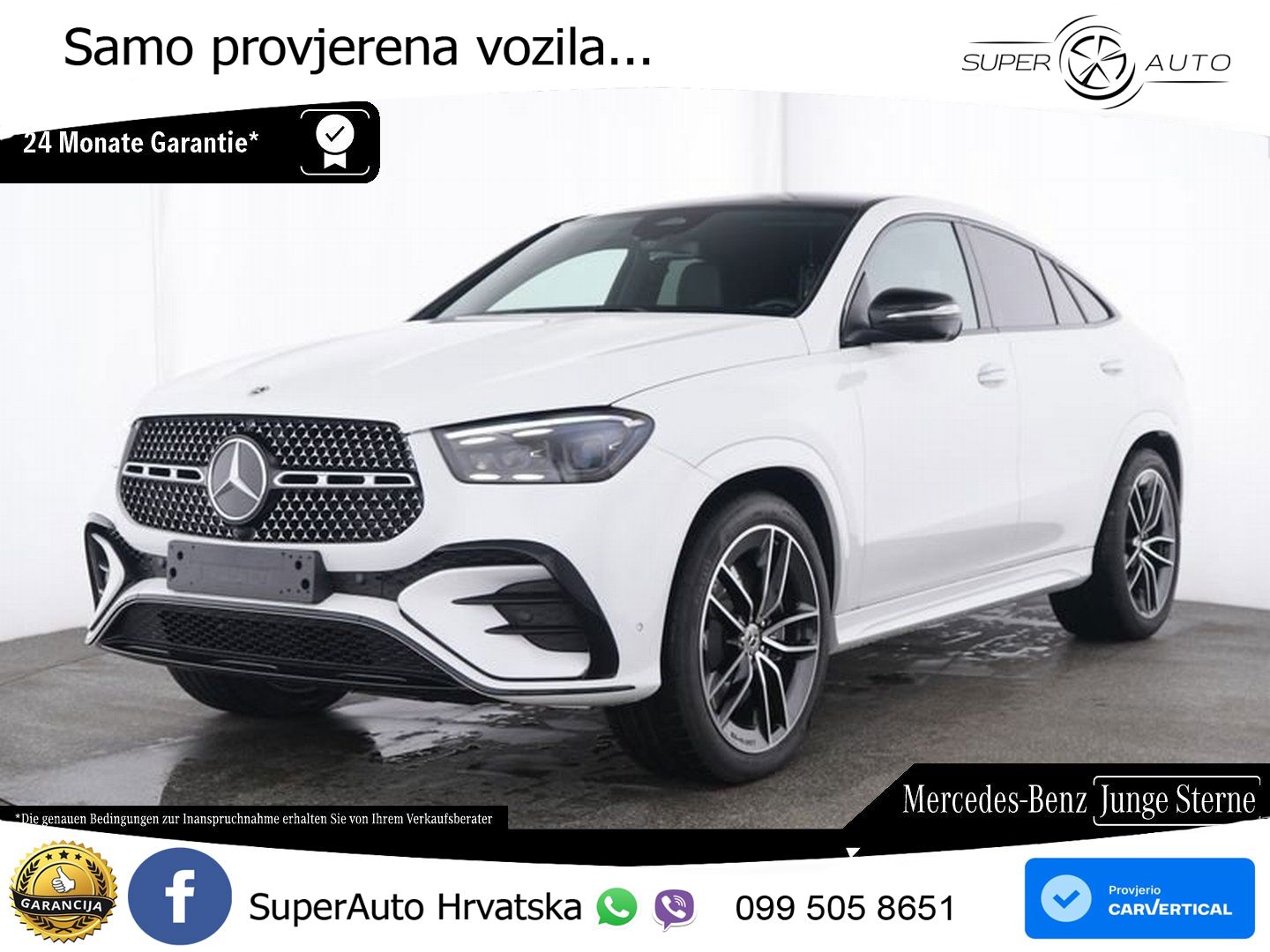 Mercedes GLE Coupe 450d (367 KS) EQ Boost 4MATIC 9G-TRONIC AMG LED+GR SJED+ACC