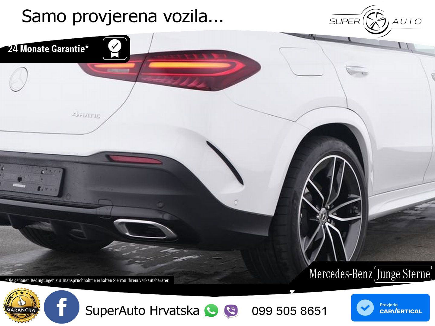 Mercedes GLE Coupe 450d (367 KS) EQ Boost 4MATIC 9G-TRONIC AMG LED+GR SJED+ACC