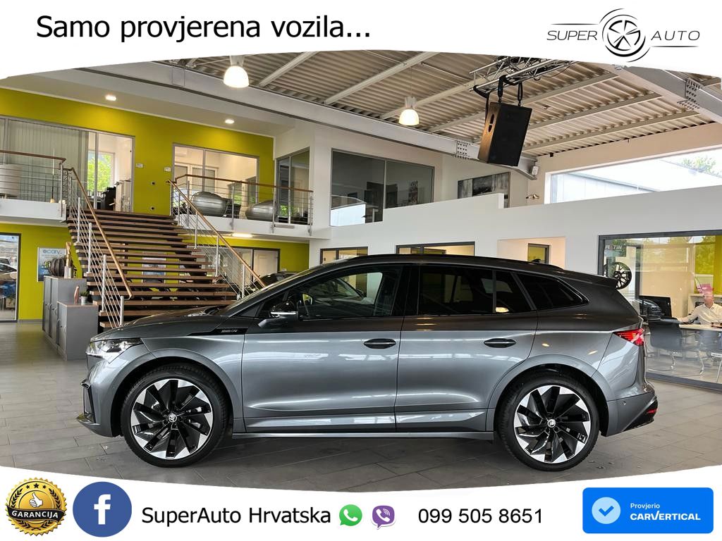 Škoda Enyaq iV 80x 82 kWh (265 KS) AWD SportLine LED+GR SJED+ACC