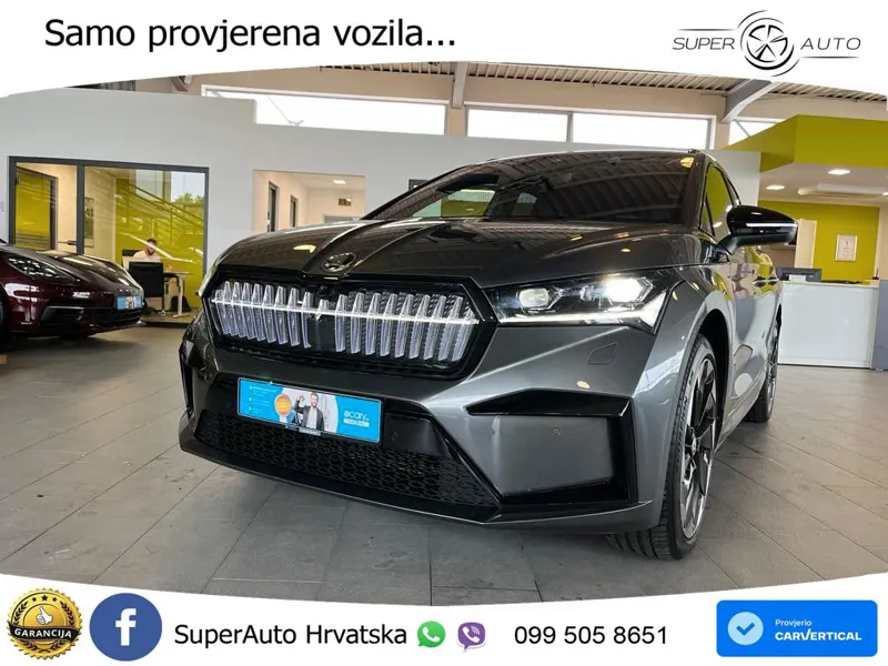 Škoda Enyaq iV 80x 82 kWh (265 KS) AWD SportLine LED+GR SJED+ACC