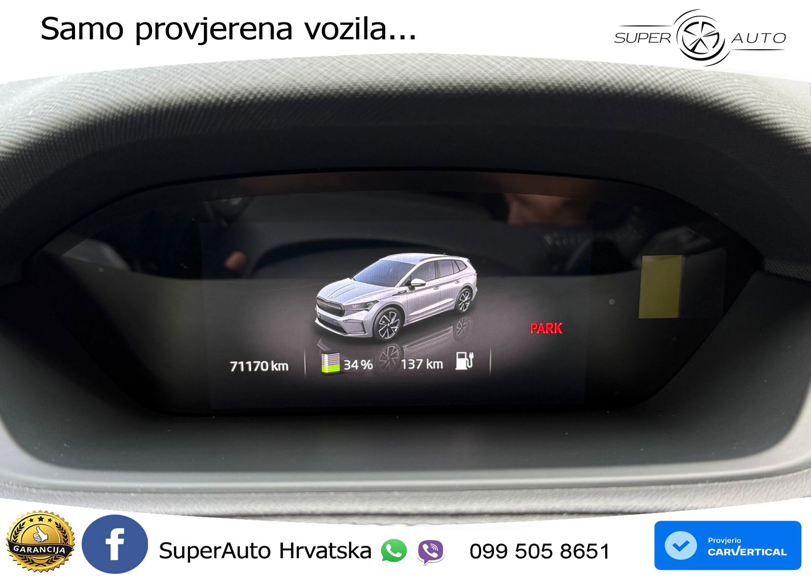 Škoda Enyaq iV 80x 82 kWh (265 KS) AWD SportLine LED+GR SJED+ACC