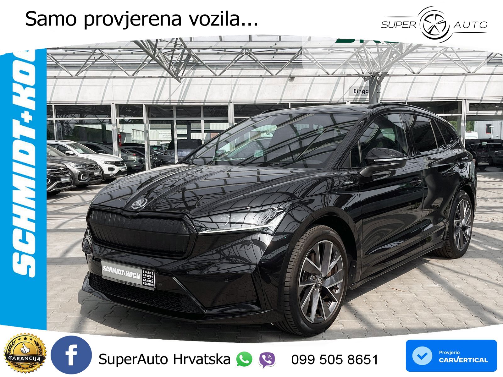 Škoda Enyaq iV 80 82 kWh (204 KS) SportLine LED+GR SJED+ACC