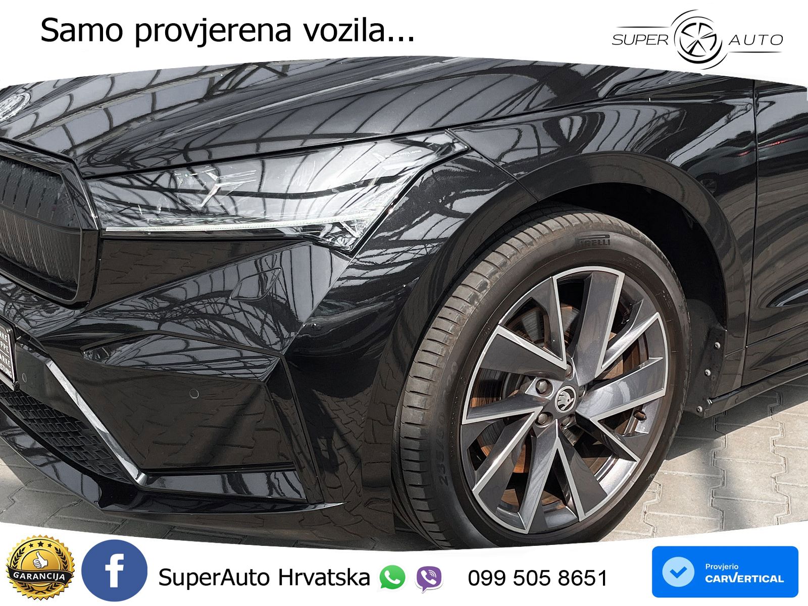 Škoda Enyaq iV 80 82 kWh (204 KS) SportLine LED+GR SJED+ACC