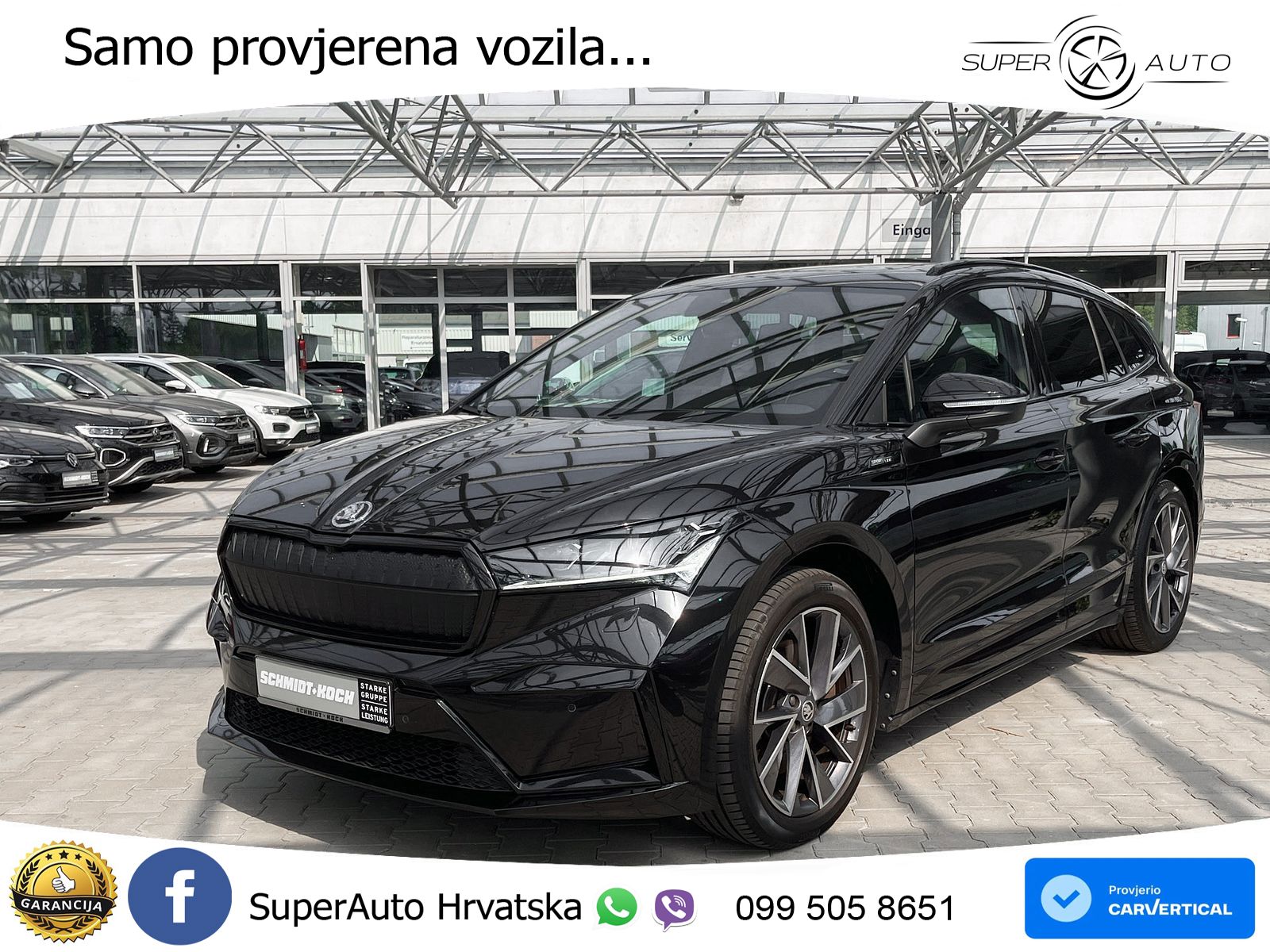 Škoda Enyaq iV 80 82 kWh (204 KS) SportLine LED+GR SJED+ACC