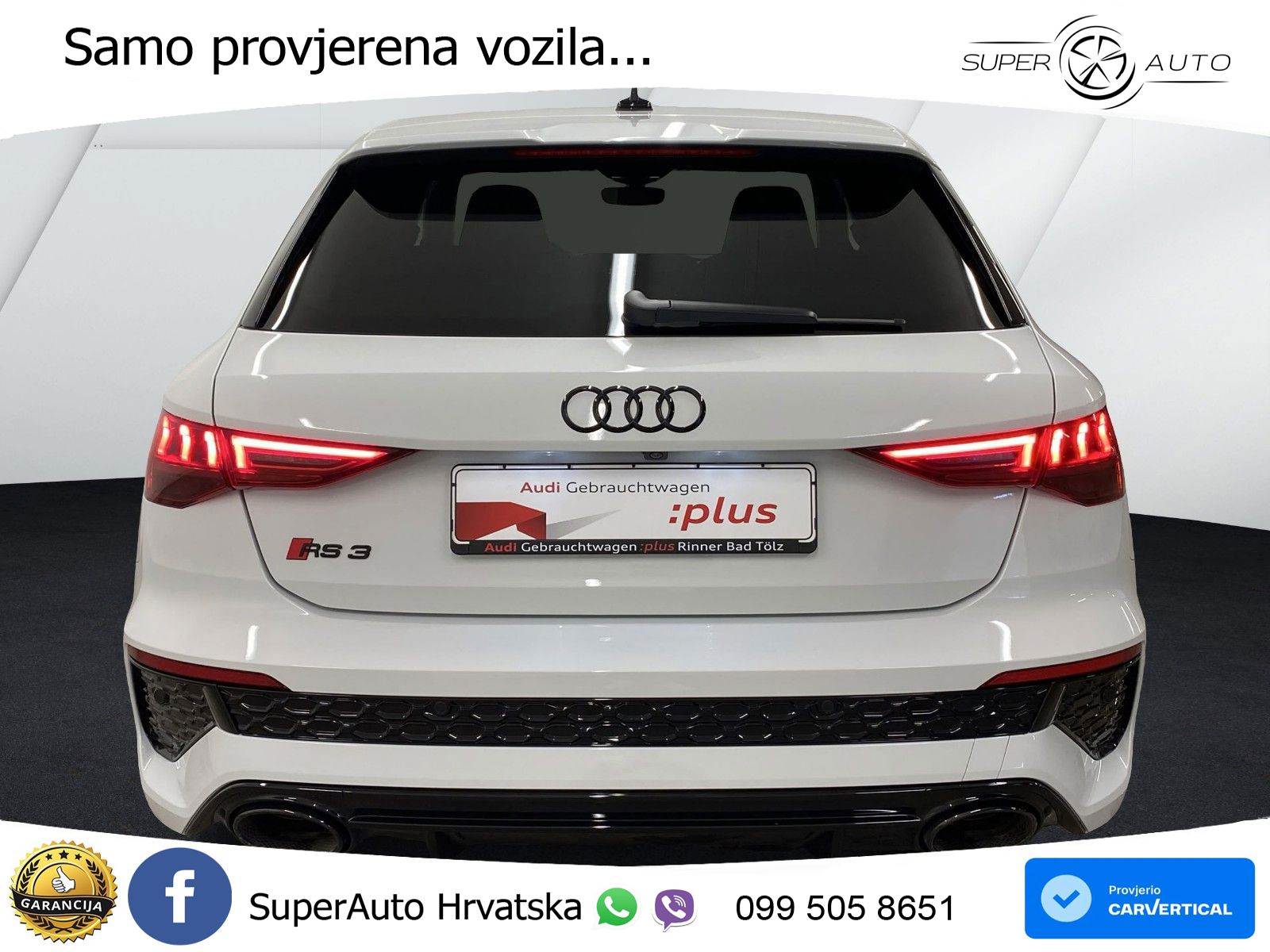Audi RS3 Sportback 2.5 TFSI (400 KS) quattro S tronic LED+GR SJED+ACC