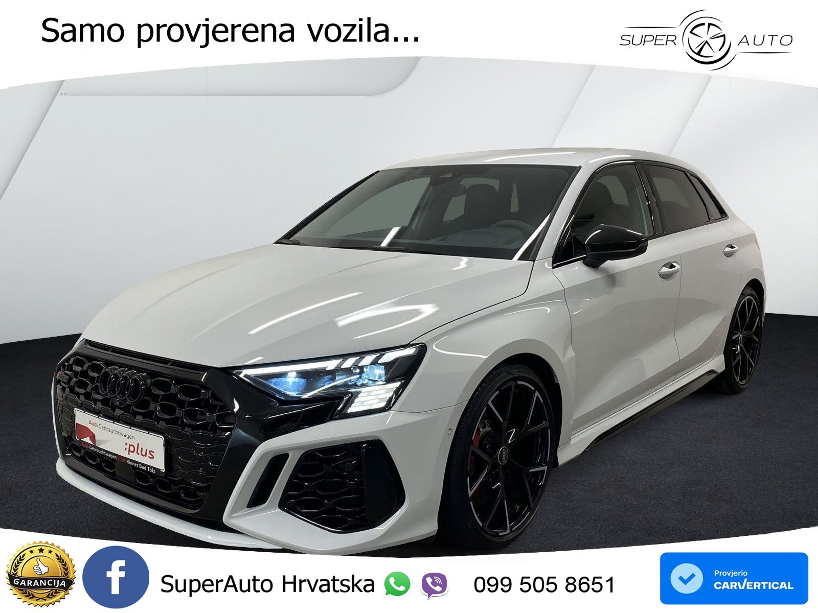 Audi RS3 Sportback 2.5 TFSI (400 KS) quattro S tronic LED+GR SJED+ACC